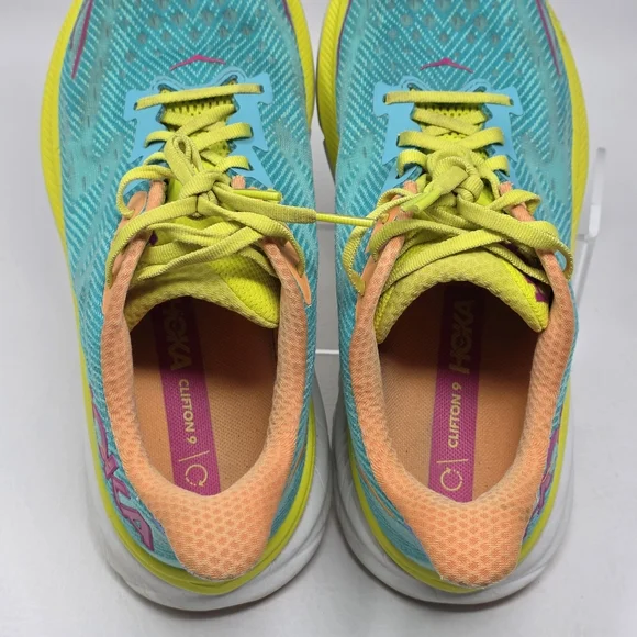 Hoka One One Clifton 9 Ceramic Evening Primrose Women's Size 10.5 B Pre-owned - Picture 7 of 11